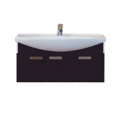 Тумба Misty 105 подвесная черная