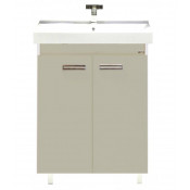 Тумба с раковиной Misty Джулия Qvatro 60 бежевая