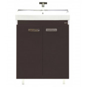 Тумба с раковиной Misty Джулия Qvatro 60 коричневая