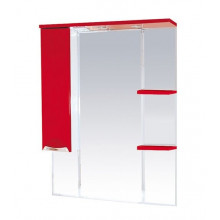 Зеркало-шкаф Misty Жасмин 75 L красный эмаль