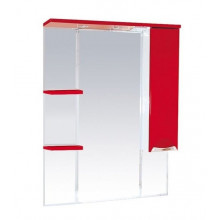Зеркало-шкаф Misty Жасмин 75 R красный эмаль