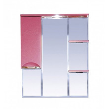 Зеркало-шкаф Misty Жасмин 85 L розовый пленка