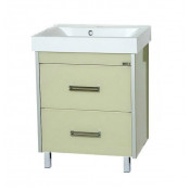 Тумба Misty Джулия Qvatro 60 с 2 ящиками бежевая