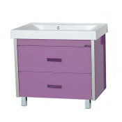 Тумба Misty Джулия Qvatro 90 с 2 ящиками сиреневая