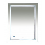 Зеркало Misty Неон 2 LED 60x80 сенсор на зеркале + часы