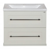 Тумба Misty 60 подвесная белая фактурная