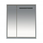 Зеркальный шкаф Misty Барселона 75 белый эмаль