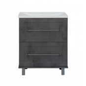 Тумба Misty 70 напольная темный бетон