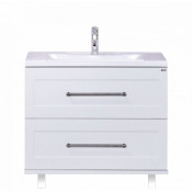 Тумба Misty 100 напольная белая фактурная