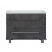 Тумба Misty 100 напольная темный бетон