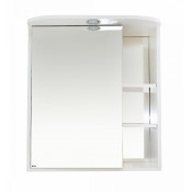 Зеркало-шкаф Misty Венера 70 L белый эмаль