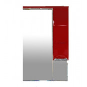 Зеркало-шкаф Misty Петра 65 R красный эмаль