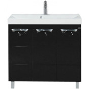 Тумба Misty Петра 75 черная эмаль