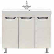 Тумба Misty Петра 90 белая эмаль