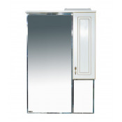 Зеркало-шкаф Misty Париж 65 R белая патина