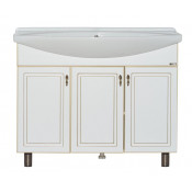 Тумба Misty Париж 105 белая патина