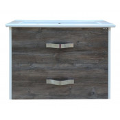 Тумба с раковиной Misty Норд 75 комбинированная