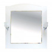 Зеркало Misty Эльбрус 80 белая эмаль