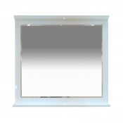 Зеркало Misty Гамма 80 белая эмаль