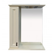 Зеркало-шкаф Misty Лувр 65 L слоновая кость