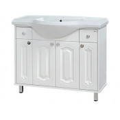 Тумба с раковиной Misty Грация 105 с 2 ящиками