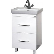 Тумба Misty Елена 50 с 2 ящиками белая