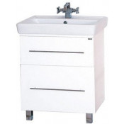 Тумба Misty Елена 70 с 2 ящиками белая