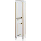 Шкаф-пенал Misty Женева 40 L белая патина