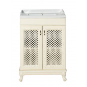 Тумба с раковиной Misty Вивьен 60 слоновая кость