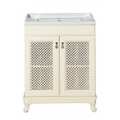 Тумба с раковиной Misty Вивьен 70 слоновая кость