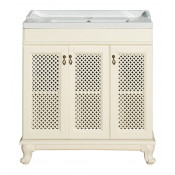 Тумба с раковиной Misty Вивьен 80 слоновая кость