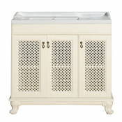 Тумба с раковиной Misty Вивьен 90 слоновая кость