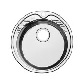 Мойка кухонная с выпуском IDDIS Suno S SUN51P0i77K D510 нержавеющая сталь, полированная