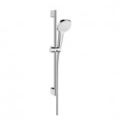 Душевой гарнитур Hansgrohe Croma Select E 1jet EcoSmart 26585400 хром/белый