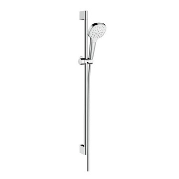 Душевой гарнитур Hansgrohe Croma Select E 1jet 26594400 хром/белый