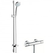 Душевой комплект Hansgrohe Croma 100 Vario EcoSmart 27033000 с термостатом Ecostat Comfort