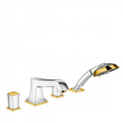 Смеситель Hansgrohe Metropol Classic 31315090, хром/золото
