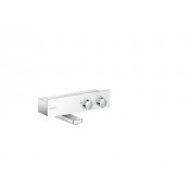 Смеситель для ванны и душа Hansgrohe ShowerTablet 350, 13107400, термостатический, белый/хром