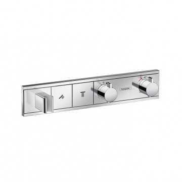 Смеситель для душа Hansgrohe RainSelect 15355000, 2 потребителя, термостатический, хром
