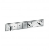 Смеситель для душа Hansgrohe RainSelect 15356000, 3 потребителя, термостатический, хром