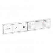 Смеситель для душа Hansgrohe RainSelect 15380700, 2 потребителя, термостатический, матовый белый