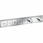 Смеситель для душа Hansgrohe RainSelect 15384000, 5 потребителей, термостатический, хром