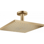Верхний душ Hansgrohe Raindance 26250140, 300x300 мм, 1 режим струи, с держателем, бронза матовый