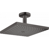 Верхний душ Hansgrohe Raindance 26250340, 300x300 мм, 1 режим струи, с держателем, черный/хром