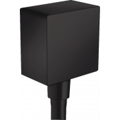 Шланговое подсоединение Hansgrohe Fixfit Square 26455670, черный матовый