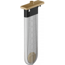 Внешняя часть Hansgrohe sBox Square 28010140 бронза матовый