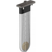 Внешняя часть Hansgrohe sBox Square 28010340, черный хром