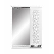 Зеркальный шкаф Stella Polar Ванда 50/C SP-00000198, 50 см, подвесной, с подсветкой, правый, белый