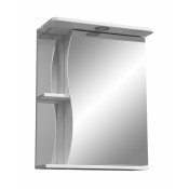 Зеркальный шкаф Stella Polar Волна Верея 60/C SP-00000048, 60 см, подвесной, с подсветкой, белый, правый