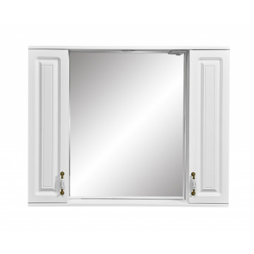 Зеркальный шкаф Stella Polar Кармела 100/C SP-00000187, 100 см, подвесной, ольха белая